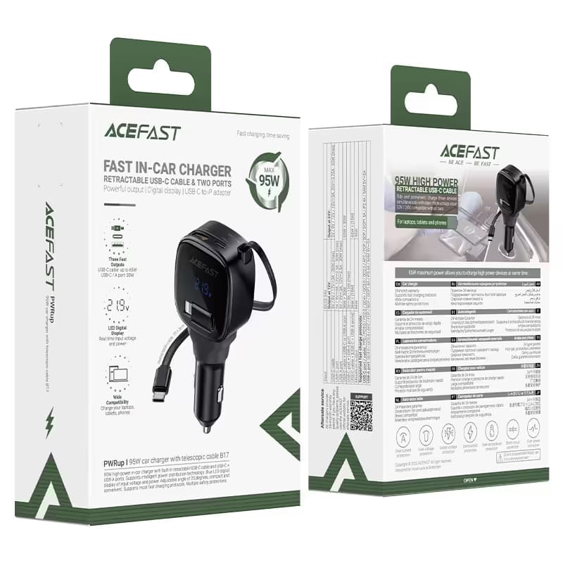 ACEFAST B17 Car Charger Fast Charger 95W 