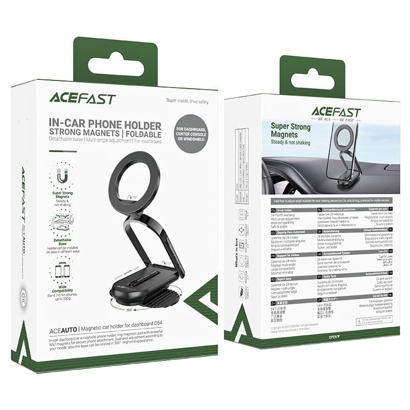ACEFAST D54 Car Mount Magnetic Phone Holder 